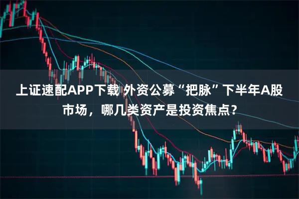 上证速配APP下载 外资公募“把脉”下半年A股市场，哪几类资产是投资焦点？